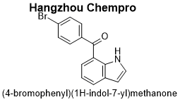 (4-bromophenyl)(1H-indol-7-yl)methanone